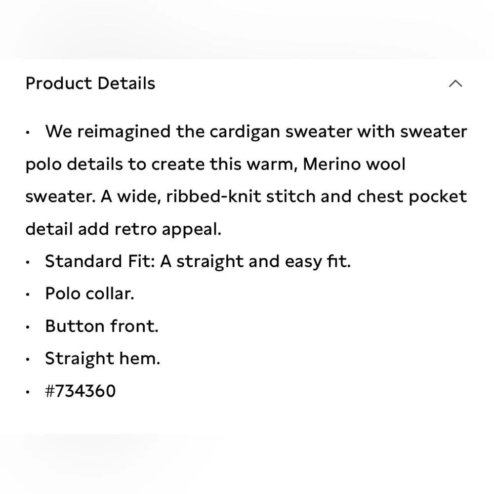 NWT Banana Republic Heather Oatmeal Merino Sweater Polo Size Large Tall.